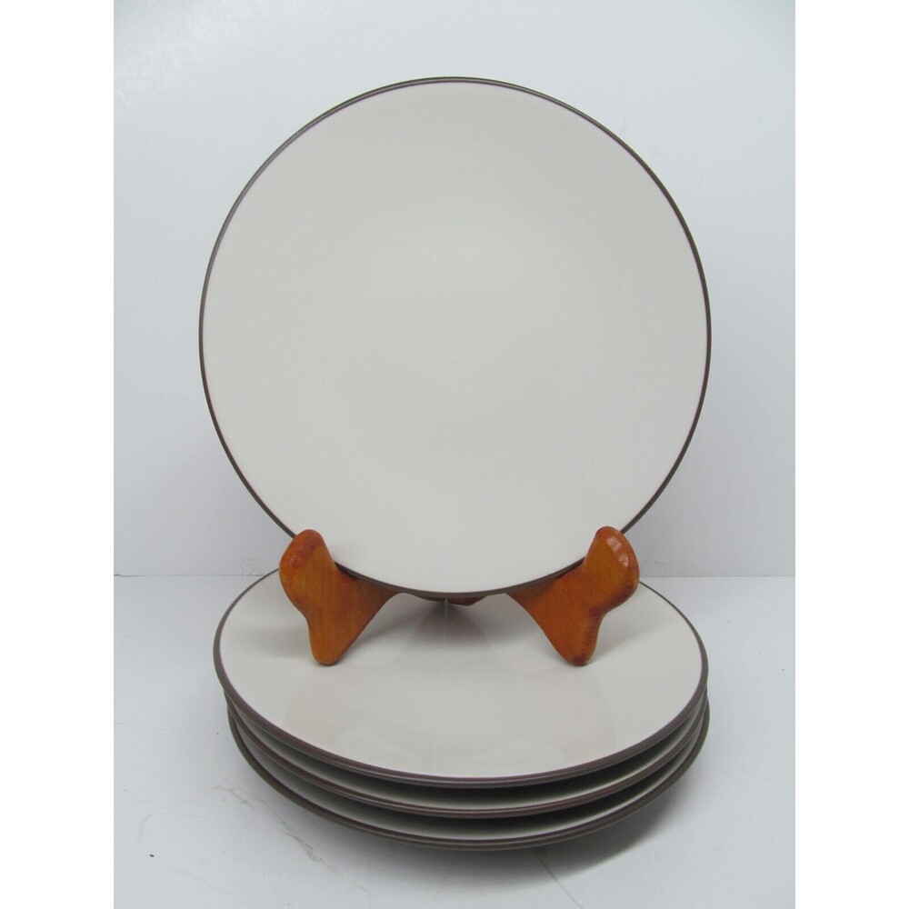 Noritake Colorwave Chocolate 6 1/4" Dessert Bread Plates Set Of 4 Excellent